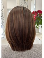 サロンドノア(Salon de NoA)&nbsp;ミディアムヘア×縮毛矯正