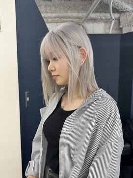 ニコ トウキョウ 渋谷(nico TOKYO) ホワイトシルバー/髪質改善/ダブルカラー/ケアブリーチ/10代20代