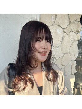 タップ(TAP) ピンクブラウン×レイヤーカット/金沢市美容室
