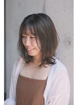 スイ(sui) 【sui hair studio 富塚町】ふんわりレイヤー オリーブベージュ