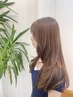 【こだわりぬいた発色。理想の色表現。ダメージレス】カラー+カット