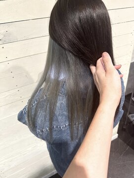 ルノン フィージュ(LUNON fieju) インナーカラー/カーキベージュ/ブリーチカラー