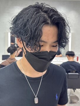 ルースト 西院店(ROOST) 波巻きパーマセンターパート