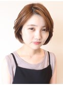 【 I. 】30代からのナチュラル前下がりショートボブ 川口