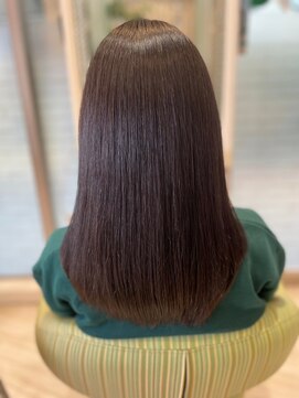 ビス ヘア アンド ビューティー 西新井店(Vis Hair＆Beauty) 透明感ブリーチなしココアベージュこなれ小顔ボブウルフ