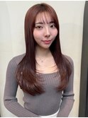★黒髪ボブルフネビージュ小顔ワンレンレイヤー