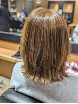 オーガニック リブ 川越(organic+live)&nbsp;20代30代かわいい切りっぱなしくびれボブ