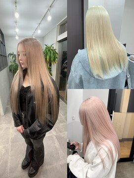 アレンヘアー 函館店(ALLEN hair) 初めてのブリーチカラーでどんなカラーにしようか迷っている方に
