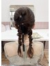 パーティヘアセット♪￥5,500→￥4,600