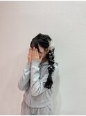 サイド編み下ろし