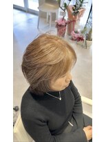 フェイト(fate)&nbsp;外はねボブ【白髪/白髪染め/白髪ぼかし/白髪ぼかしハイライト】