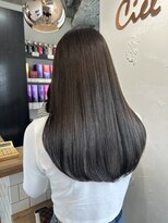 暗髪カラー◎オリーブグレージュ8トーン【自由が丘】