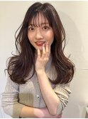 ナチュラルレイヤーロングシャギーレイヤーハッシュカット
