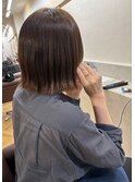 大人切りっぱなしボブ
