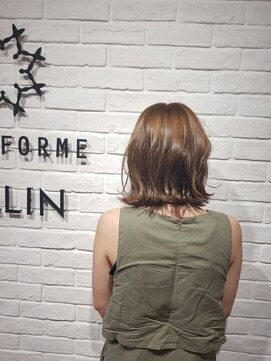 ビューティー エールフォルム 浜松有玉店(BEAUTY YELLFORME) エドル　透け感カーキアッシュ