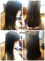 ヘアメイク イスカーゴ(HAIR MAKE ISKAGO)&nbsp;髪の引っ掛かりがとれて、毎日のていれが楽になります。