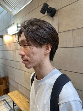 テテコケット(tete coquette) メンズセンターパート × 刈り上げなしショート