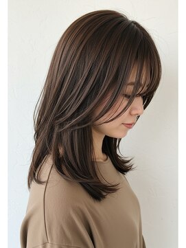 アントワープトーキョー(antwerp TOKYO) フェイスレイヤー30代40代50代内巻きワンカール透明感ブラウン