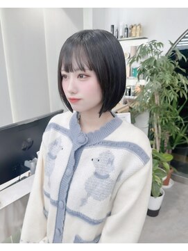 ロンドリゼル 札幌(Lond RiseL) オリーブグレー/前髪/ボブ/マロンベージュ/黒髪/髪質改善/小顔