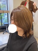 シンプル(Simple)&nbsp;ブリーチなしでつくる柔らかベージュカラー