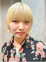 美容室 キムラ&nbsp;金髪　と　マッシュボブ