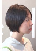 丸みショートボブ