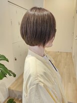 アン アイズ(ann EYES)&nbsp;ショートボブ前髪ありイメチェン20代30代40代50代水素カラー