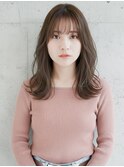 ラフウェーブ アッシュグレージュブラウン