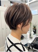 ミルクティーベージュダブルカラーハイライトバレイヤージュ