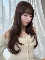 天神美容室 【Haru天神美容室 】レイヤーカット×チョコレートグレージュ