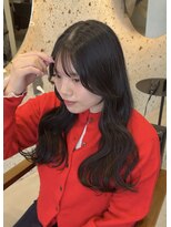 ティム(tim)&nbsp;airi/地毛風カラー/黒染め/暗染め/透明感カラー/髪質改善