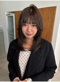 ミディアム ハッシュカット