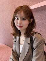 ボタン コロン 表参道 原宿(VOTAN COLON) ハッシュカット/韓国レイヤー/ミディアムレイヤー/原宿/顔まわり