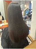 【立川】真っ直ぐすぎない自然な縮毛矯正ロング