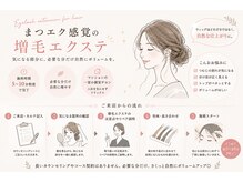 増毛エクステサロン スマイリー(smily)の雰囲気（まつエク感覚で気になる部分に必要な分だけ増毛）