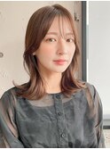 夏艶感小顔カット20代30代40代◎イメチェンミルクブラウン