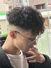 【お顔のお手入れ】メンズエステ+シェービング+髭カット+眉カット