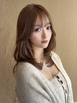 エリス ナンバ(Eliss Namba)&nbsp;ハッシュレイヤーカット×ブラウンベージュ☆
