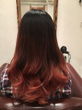 ヘアーサロン ザ ハイブ(Hair salon The hive) クレオローズグラデーションカラー！