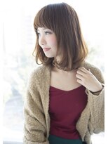 エストリア 栄店(ESTREA)&nbsp;エストリア栄店 オトナ可愛いおろし前髪ワンカールby平岩