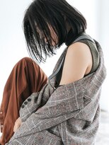 フィルムス 銀座(FILMS)&nbsp;レイヤーカット/デザインカラー/ウェットヘア/オリーブベージュ