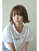 ビッケ(Vicke)&nbsp;【Vicke渋谷】グレージュ×外ハネボブ