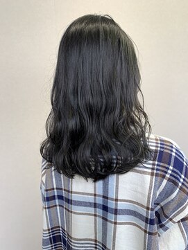 リリー(Lilley) 【lilley 藤亜弥奈】オルチャン☆暗髪ブルーブラック(天神/今泉)