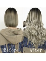 エクステ専門店あるじゃんすー 小倉店&nbsp;ミルキーグレージュ#シールエクステ#グラデーションカラー#小倉