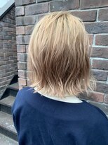 オースティン 門前仲町(AUSTIN)&nbsp;大人かわいい前髪セシルカットココアブラウンフリンジウェーブ