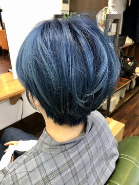 ヘアーズ ベリー 庄内店(hairs BERRY) ブルーサファイア