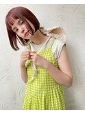 ［Taylor］☆大宮　オレンジブラウン×切りっぱなしボブ