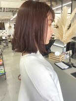 エマエコル(Emma ecole)&nbsp;ピンクブラウン 秋カラー 暖色カラー イルミナカラー by.高橋