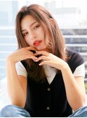 マロンベージュ×ミディアム
