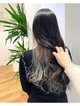 リアントウキョウ(Lian.Tokyo) （LianTokyo 山崎）インナーカラー×ホワイトグレージュ